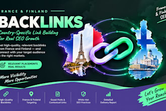 do high quality do follow france and finland backlinks