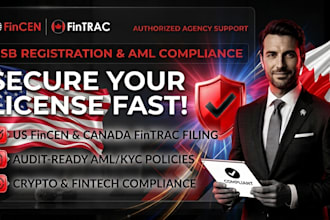 be your msb registration consultant for fincen, fintrac, and aml compliance