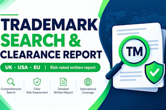 do a UK and USA trademark search and clearance report