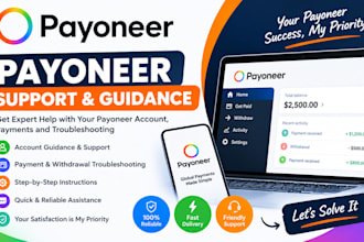 provide payoneer payment support and troubleshooting