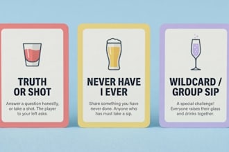 design party card game drinking card adult card couples card box