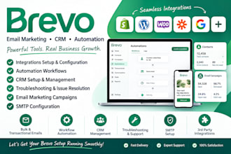 brevo integrations automation workflows crm troubleshooting email marketing SMTP