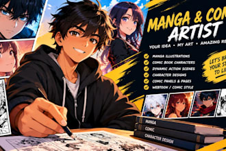 draw manga comic book illustration webtoon