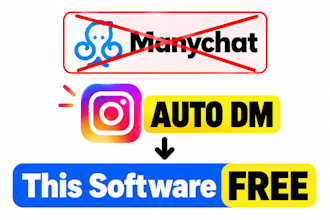 create instagram manychat chatbot dm automation