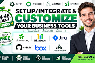 bloomerang bitrix24 charity tracker gohighlevel church website jira github box