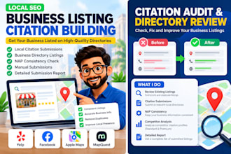 build local citations and business listings for local SEO