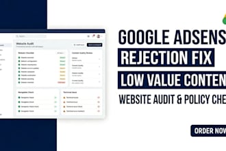 fix google adsense rejection and low value content issues