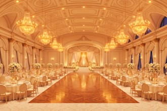 design event centers, ballrooms, wedding halls and 3d venues
