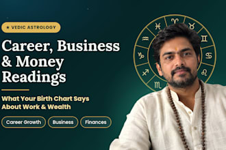 provide vedic astrology predictions for career, business and finances