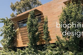 design sustainable, biophilic green, and eco friendly architectural