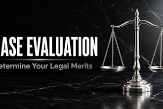 prepare a professional case evaluation document for your dispute
