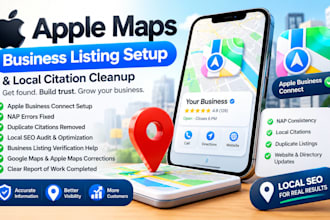 fix nap errors, duplicate local citations, apple maps business connect listings