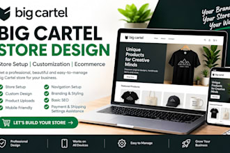 create big cartel godaddy prestashop showit square online website store design