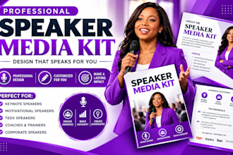 design speaker media kit speaker one sheet press kit keynote speaker design