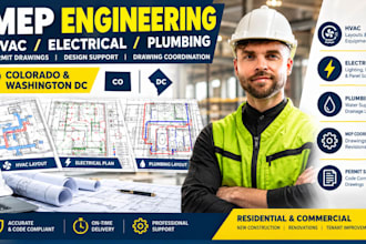 meps engineering hvac electrical plumbing permit drawings colorado washington dc