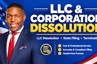 close, terminate, and file dissolution for your USA corporation or llc