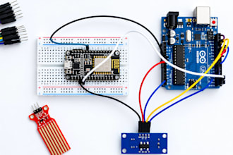 develop arduino and esp32 firmware for embedded hardware prototypes