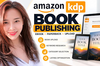 publish and upload your book on amazon KDP