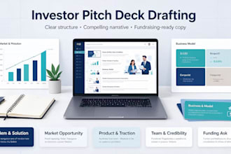 write and design an investor pitch deck for fundraising