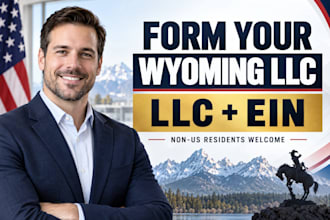 register your wyoming llc and get an ein for US and non US residents