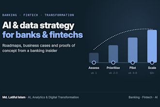 provide banking and fintech ai, analytics and transformation consulting