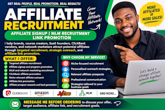 affiliate recruitment, recruit affiliate, mlm recruiting funnel, link sign up