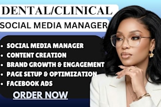 do dental social media marketing for dentist clinical brands and med spa