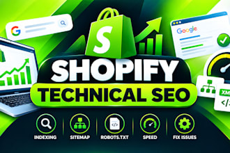 fix shopify technical SEO indexing sitemap schema and speed issues