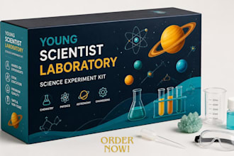 design educational toy packaging and creative kids toy boxes