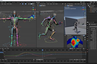 fix unity, unreal engine and mixamo rig compatibility and retarget animations