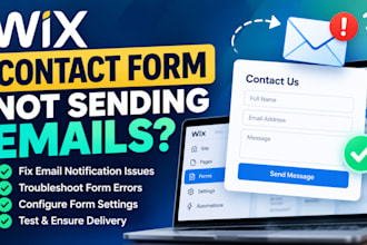 fix wix contact form not sending emails and notifications
