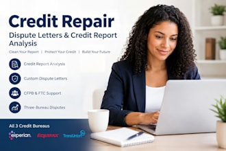 assist in filling ftc, dispute letter and cfpb across all three bureaus