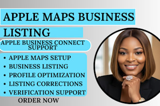 create your apple maps business listing and assist with verification