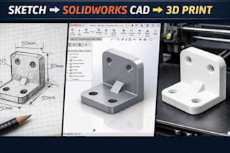 create 3d cad models for 3d printing and prototyping