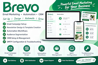 brevo email marketing campaign setup newsletter design automation campaigns SMTP