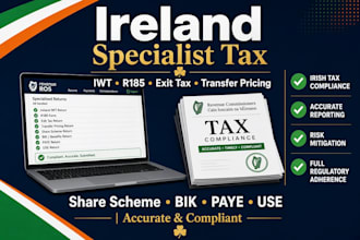 handle ireland r185 exit tax transfer pricing share schemes bik paye usc