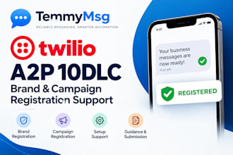 help with twilio a2p 10dlc brand and campaign registration