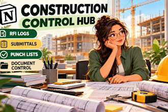 build notion construction rfi submittal logs punch list document control tracker