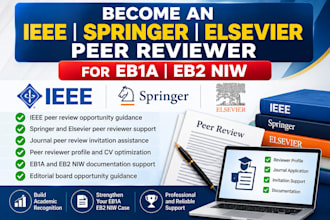 help you become ieee springer elsevier peer reviewer for eb1a eb2 niw