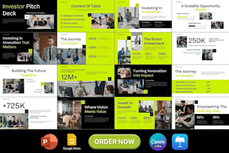 design investor pitch deck, startup pitch deck, business powerpoint presentation