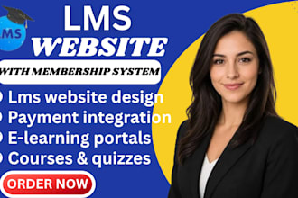 create lms website using tutor lms or learndash