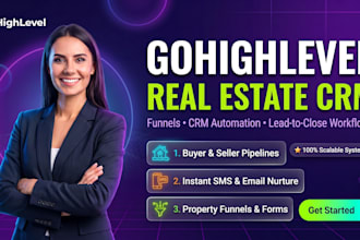 gohighlevel real estate funnel CRM automation ghl website expert ghl workflow