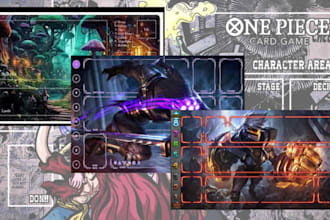 design custom playmat artwork, mtg playmat, gundam playmat, deskmat, pokemon tcg