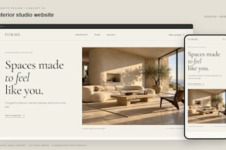 build a website to your brand or needs