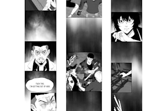 draw comic pages and webtoon panels from your script