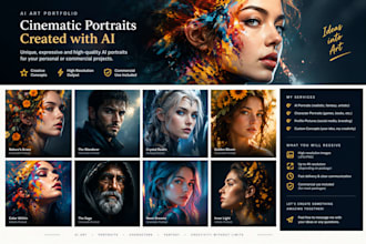 create cinematic ai portraits and fantasy character art