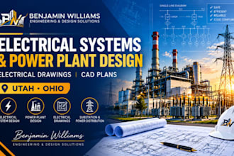 design electrical systems and power plant and electrical drawings utah ohio