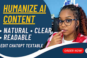 humanize ai content, edit chatgpt text, and proofread ai writing