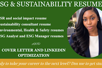 optimize your hse, esg safety and industrial hygiene resume