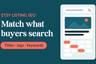optimize your etsy listing SEO titles tags and descriptions